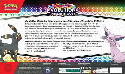Pokémon - Coffret Premium avec Figurine Écarlate et Violet Évolutions Prismatiques
